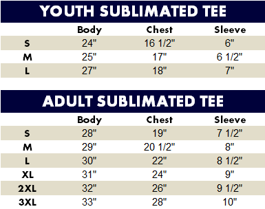 LL-Brand-Sublimated Tee-Mens-Youth